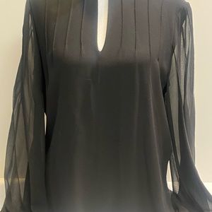 Elizabeth and James sheer long sleeve top